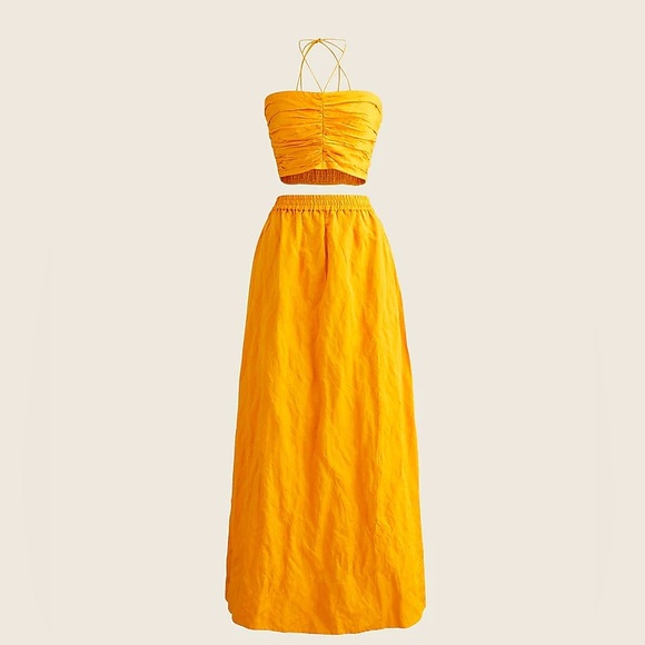 J. Crew Collection textured satin skirt set - Picture 1 of 10
